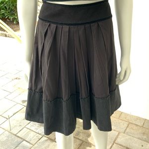 Mango black Flair combo skirt